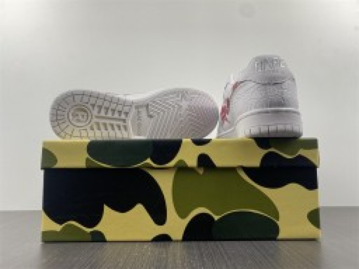 A BATHING APE SK8 STA LOW WHITE ABC CAMO BLUE