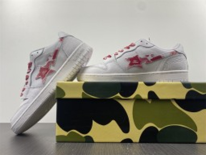 A BATHING APE SK8 STA LOW WHITE ABC CAMO BLUE