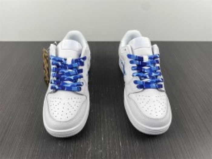 A BATHING APE SK8 STA LOW WHITE ABC CAMO BLUE