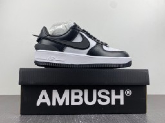 AMBUSH x Nike Air Force 1 Low "White and Black Hook" DV3464-007