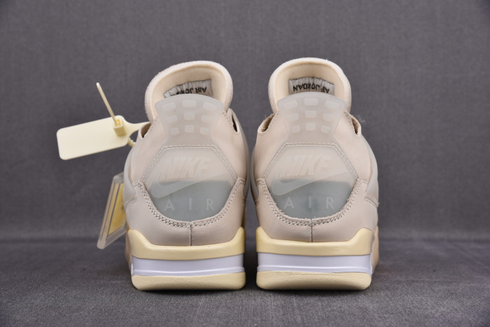 Off-White x Air Jordan 4 “Sail” CV9388-100