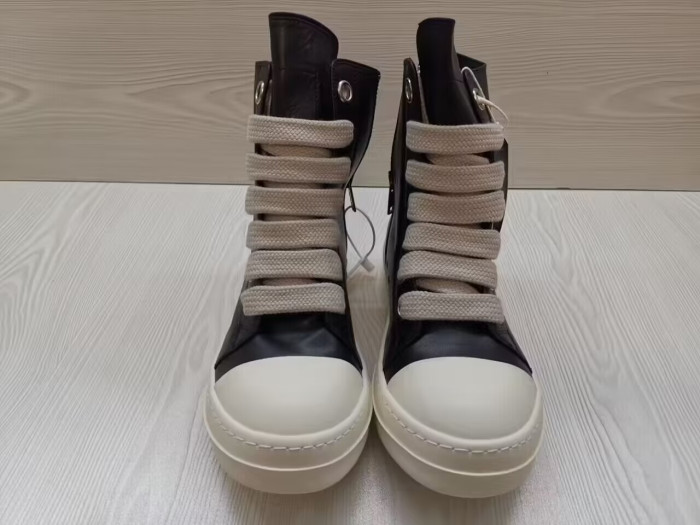 Rick Owens Fogachine High Black Milk RU01B1890 LPOW1 9111