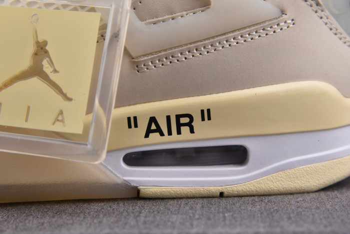 Off-White x Air Jordan 4 “Sail” CV9388-100