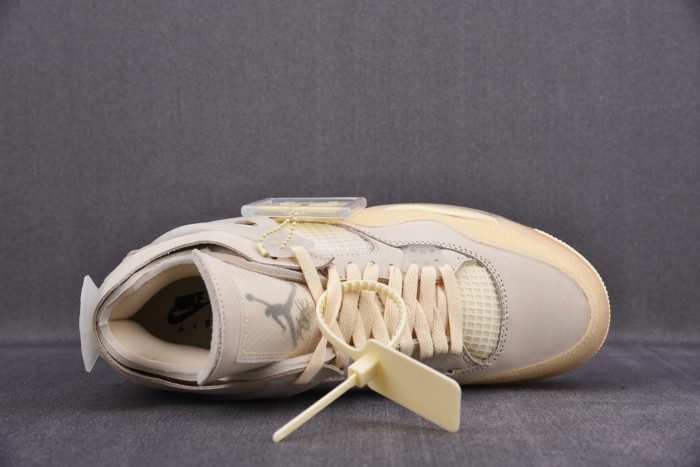 Off-White x Air Jordan 4 “Sail” CV9388-100
