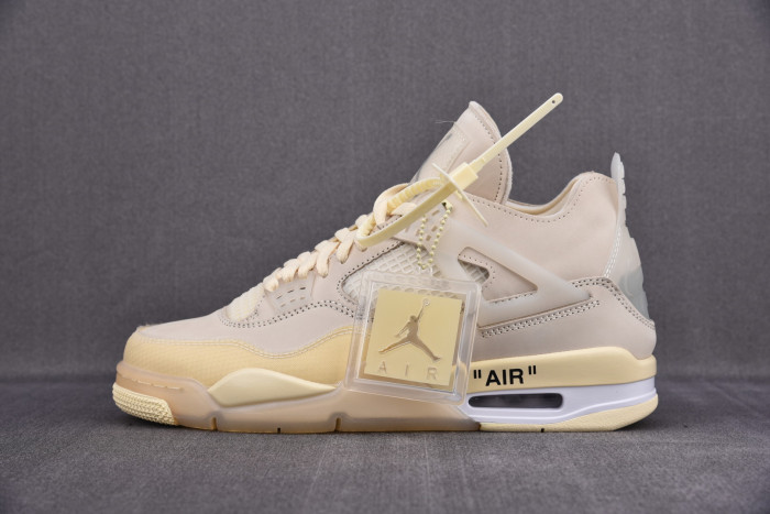 Off-White x Air Jordan 4 “Sail” CV9388-100