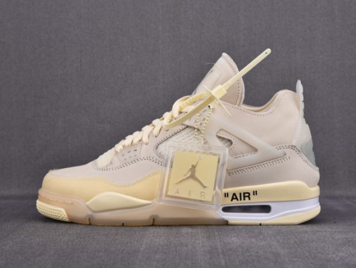 Off-White x Air Jordan 4 “Sail” CV9388-100