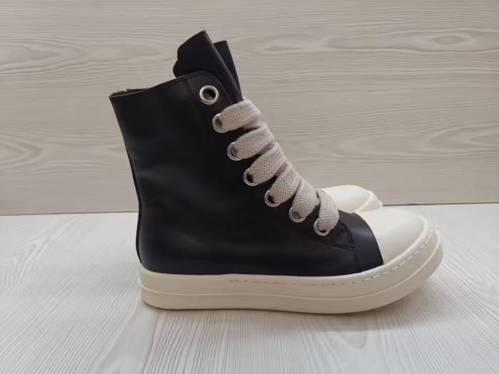 Rick Owens Fogachine High Black Milk RU01B1890 LPOW1 9111